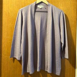 Simply Noelle Lilac 3/4 Sleeve Cardigan